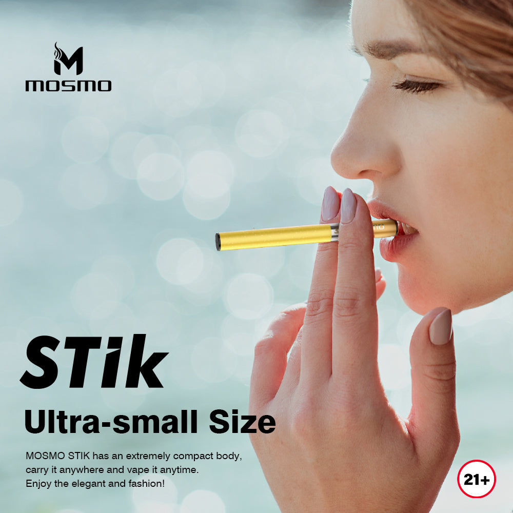 MOSMO STiK 300 Puffs Disposable E-Cig (5-Pack) – 1500 Puffs