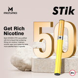 MOSMO STiK 300 Puffs Disposable E-Cig (5-Pack) – 1500 Puffs