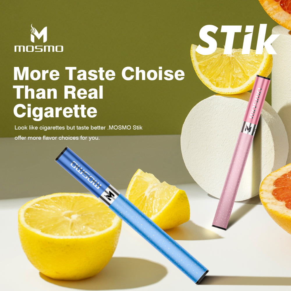 MOSMO STiK 300 Puffs Disposable E-Cig (5-Pack) – 1500 Puffs