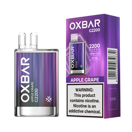 OXBAR G2200 Disposable Device – 2200 Puffs [BUY 5 BOXES GET 1 FREE] OXBAR OXBAR G2200 Disposable Device – 2200 Puffs [BUY 5 BOXES GET 1 FREE]