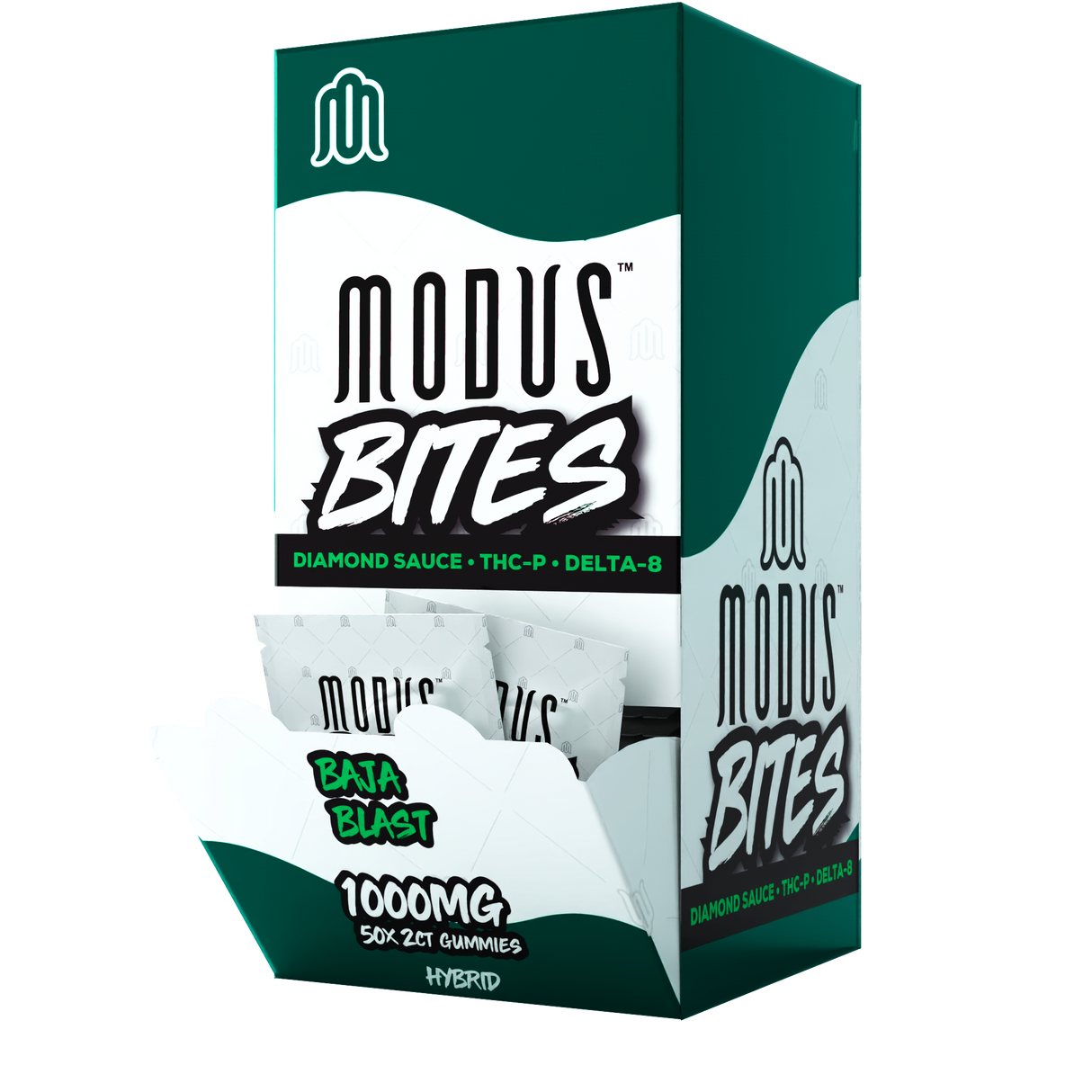 MODUS BITES Gummies 500mg - 50 Pack Display