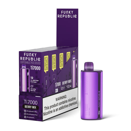 FUNKY LANDS Ti7000 Rechargeable Disposable – 7000 Puffs