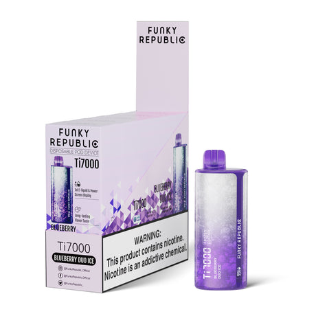 FUNKY LANDS Ti7000 Rechargeable Disposable – 7000 Puffs