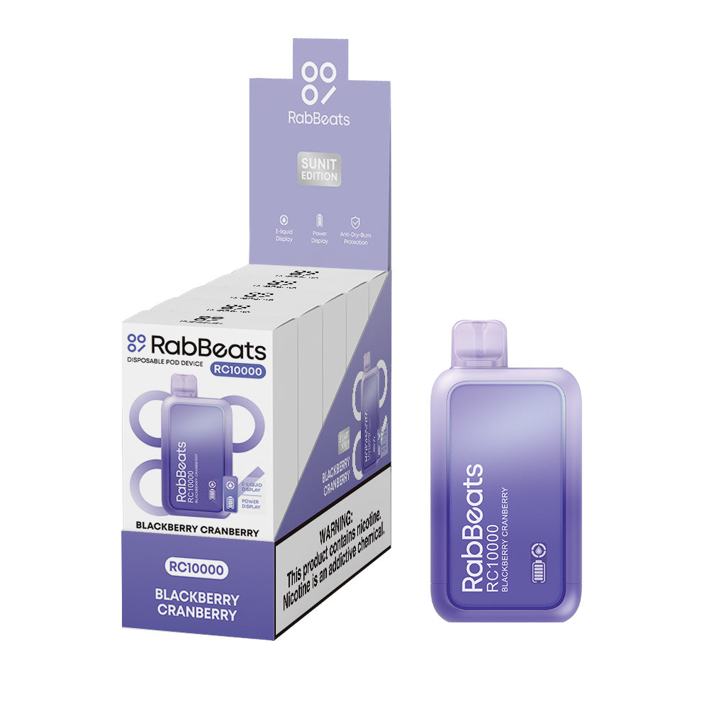 RabBeats RC10000 Rechargeable Disposable Device - 10000 Puffs