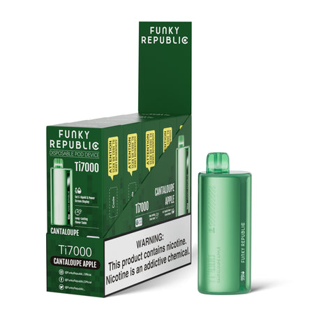 FUNKY LANDS Ti7000 Rechargeable Disposable – 7000 Puffs