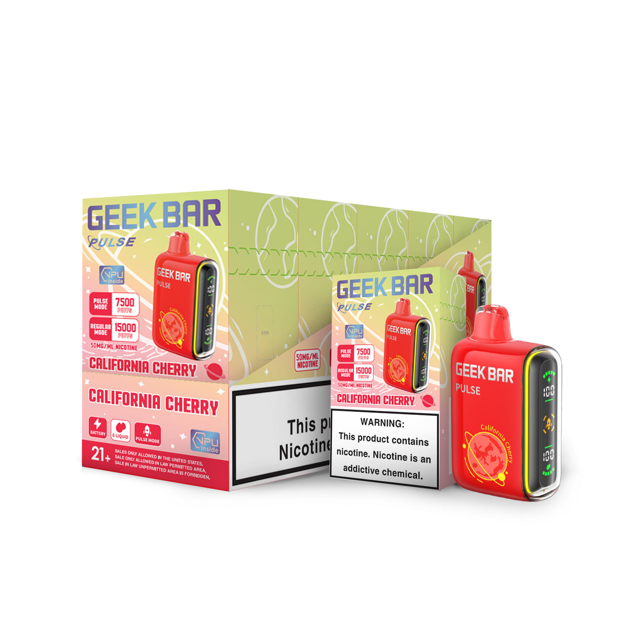 Geek Bar Pulse Rechargeable Disposable Device – 15000 Puffs