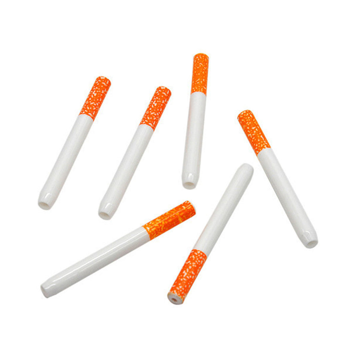 Ceramic Cigarette One-Hitter 78mm (1 Dozen)