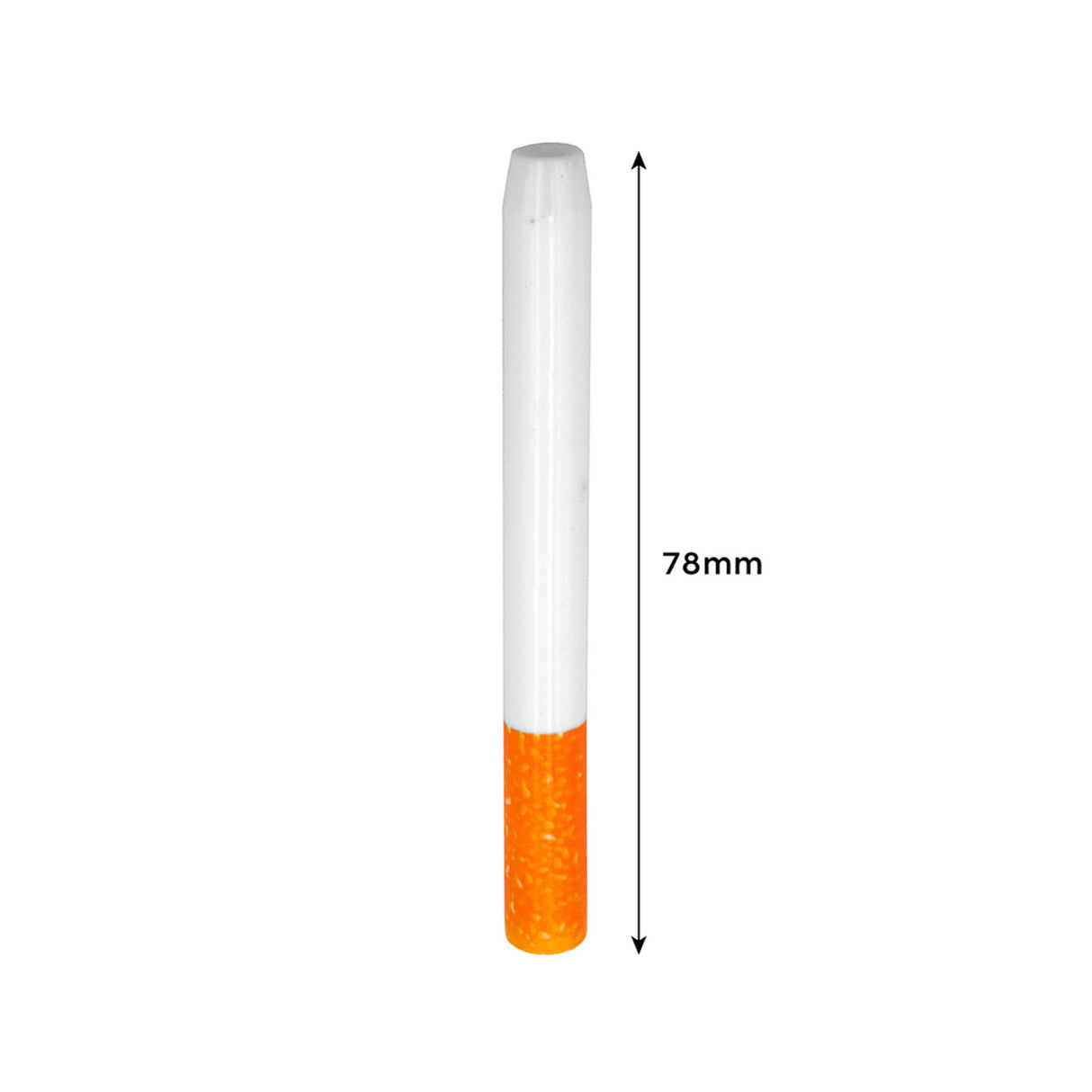 Ceramic Cigarette One-Hitter 78mm (1 Dozen)