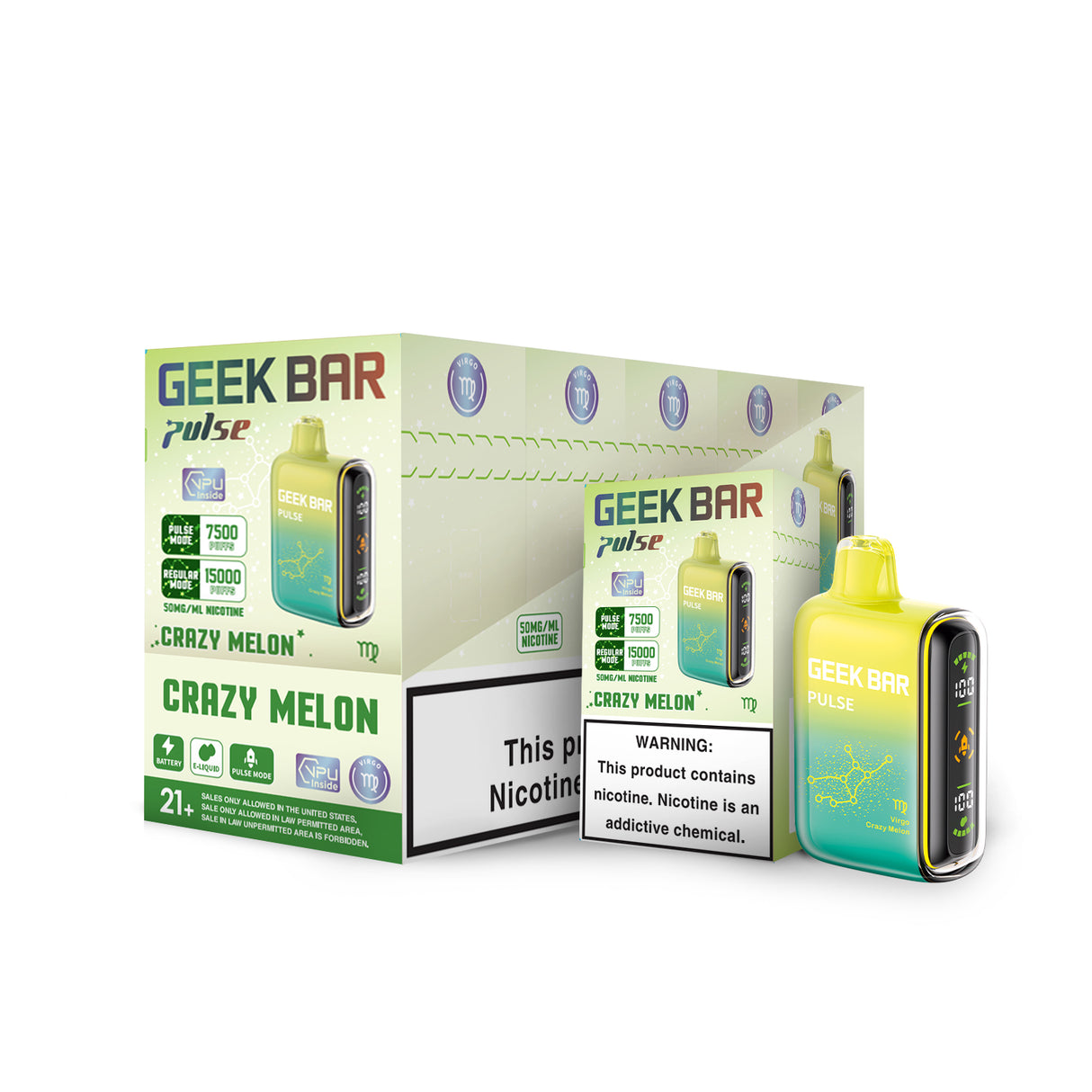 Geek Bar Pulse Rechargeable Disposable Device – 15000 Puffs