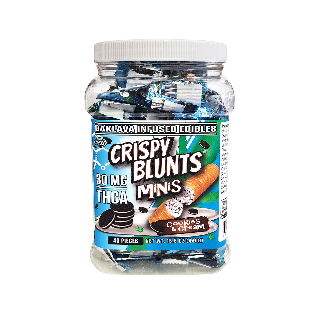 STNR CREATIONS Crispy Blunts Minis 30MG THCA Stick (40pcs/Display)