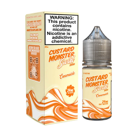 Custard Monster Swirl Edition 30ML Nic Salt E-Liquid By Jam Monster