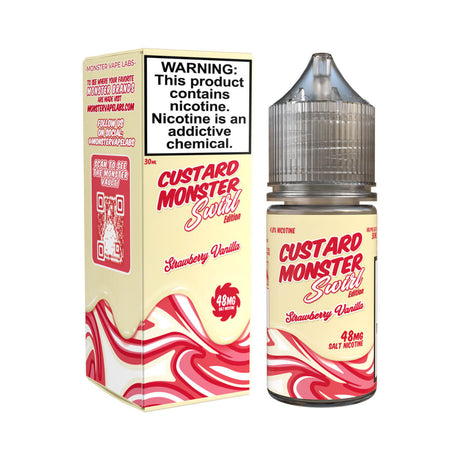 Custard Monster Swirl Edition 30ML Nic Salt E-Liquid By Jam Monster