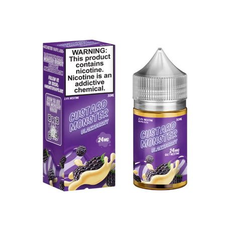 Custard Monster 30ml Nic Salt  E-Juice By Jam Monster