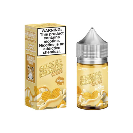 Custard Monster 30ml Nic Salt  E-Juice By Jam Monster