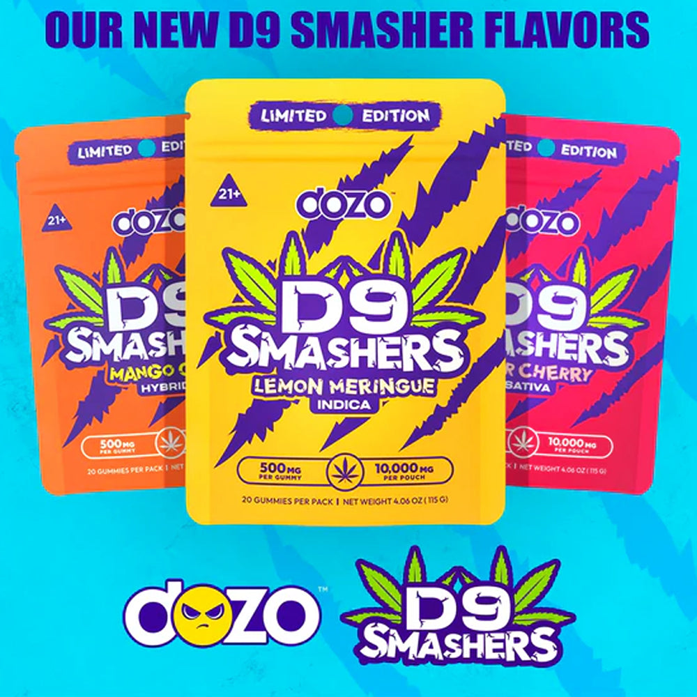 DOZO D9 Smashers Gummies 10000MG 20CT