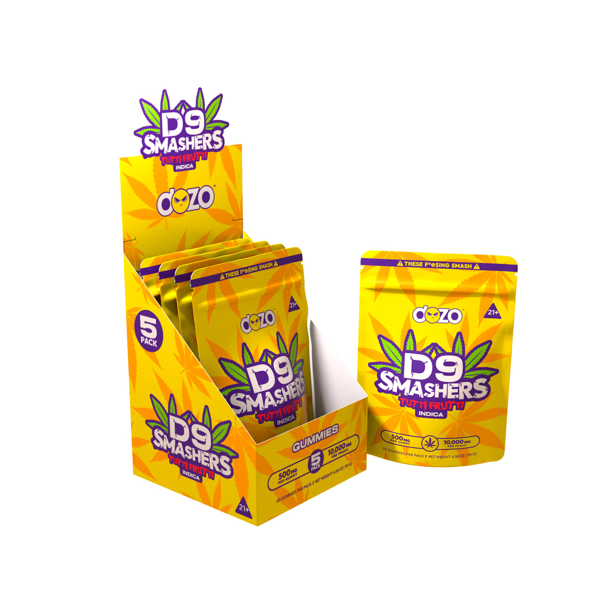 DOZO D9 Smashers Gummies 10000MG 20CT