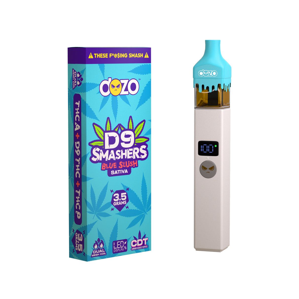 DOZO D9 Smashers THCA D9 THC THCP Disposable 3.5G