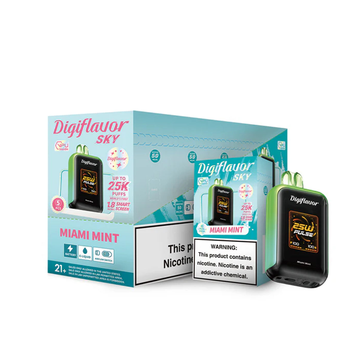 Digiflavor SKY 25K Powered By GEEK BAR Disposable Device – 25000 Puffs