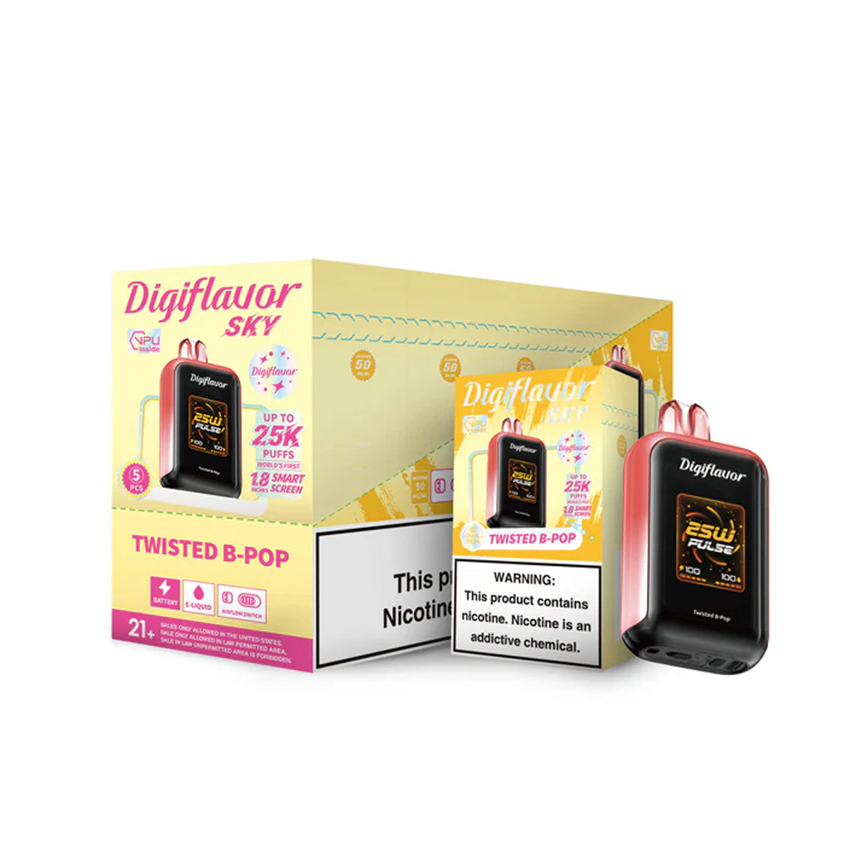 Digiflavor SKY 25K Powered By GEEK BAR Disposable Device – 25000 Puffs