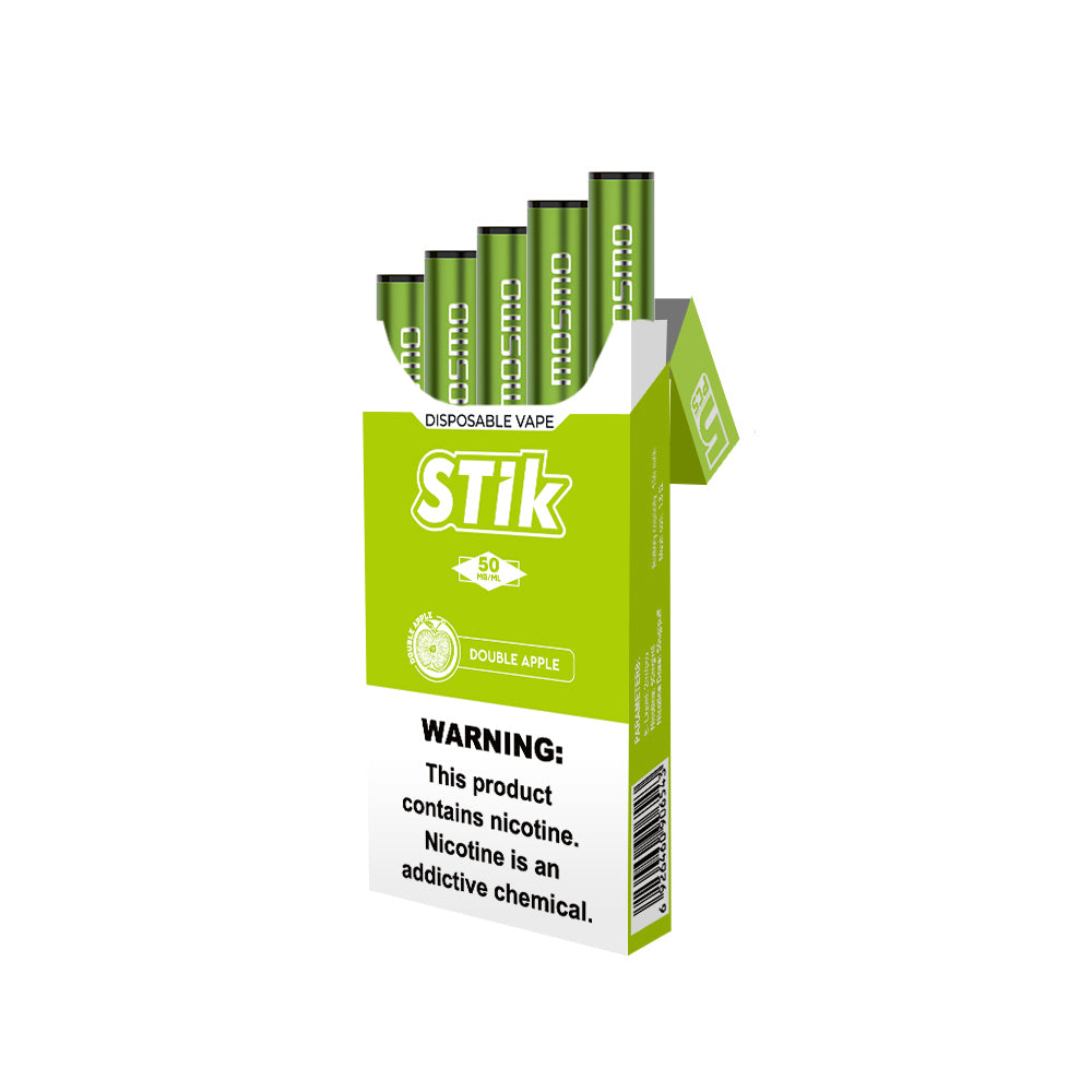 MOSMO STiK 300 Puffs Disposable E-Cig (5-Pack) – 1500 Puffs