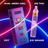 Dozo Blinkers D9 THC + Delta 8 Live Rosin Disposable 2.5G