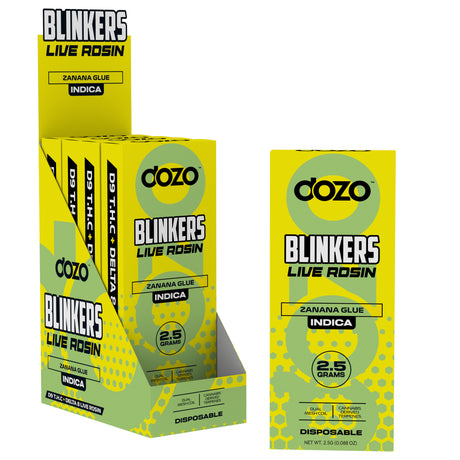 Dozo Blinkers D9 THC + Delta 8 Live Rosin Disposable 2.5G