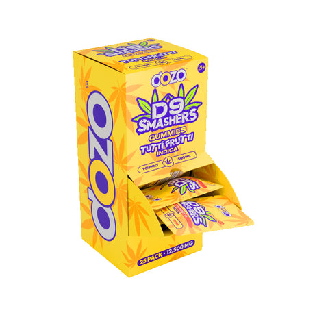 Dozo D9 Smashers Single Gummy 500mg 25pack/display 12500MG