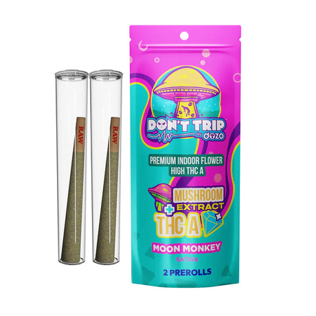 Don’t Trip by DOZO Mushroom Extract + THC-A Diamond Prerolls (2CT)