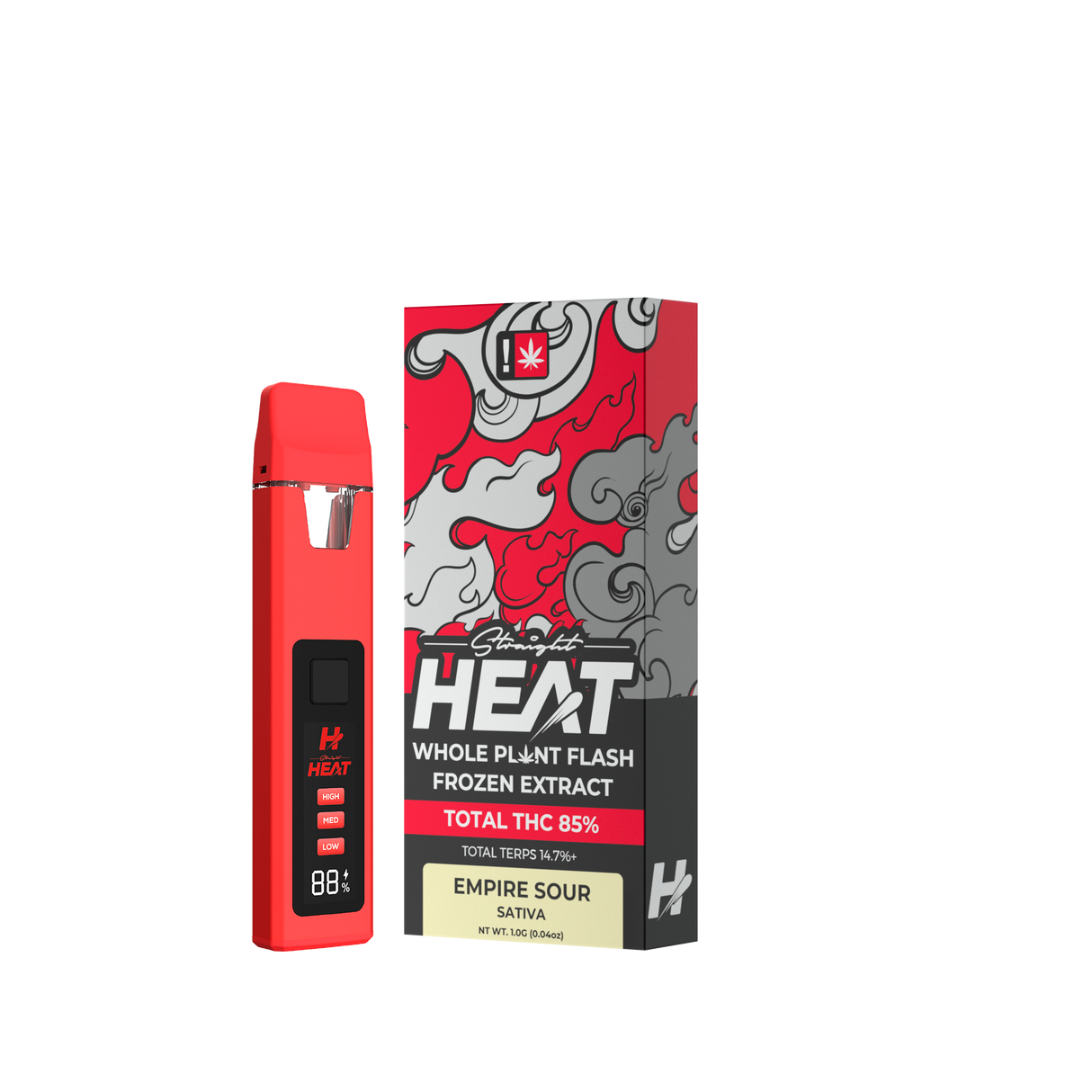 Straight Heat 1g Disposable Device