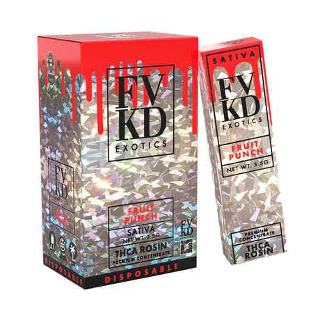 FVKD Exotics THCA Rosin Premium Concentrate Disposable 3.5G