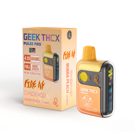 GEEK THCX Pulse Pro Fire AF D9 + THC-P + HTE Rechargeable Disposable 4.2G