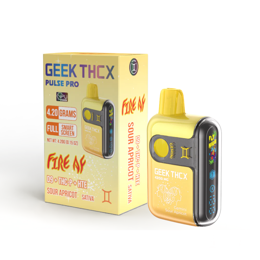 GEEK THCX Pulse Pro Fire AF D9 + THC-P + HTE Rechargeable Disposable 4.2G