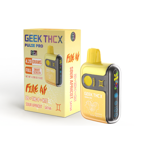 GEEK THCX Pulse Pro Fire AF D9 + THC-P + HTE Rechargeable Disposable 4.2G