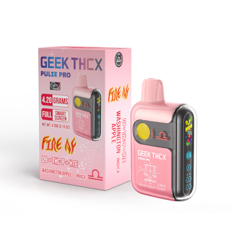 GEEK THCX Pulse Pro Fire AF D9 + THC-P + HTE Rechargeable Disposable 4.2G