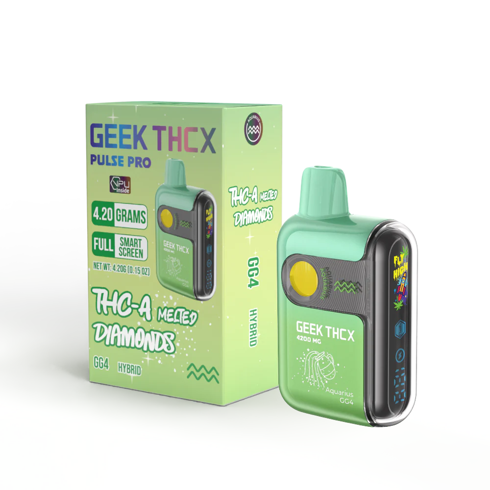 GEEK THCX Pulse Pro THC-A Melted Diamonds Rechargeable Disposable 4.2G