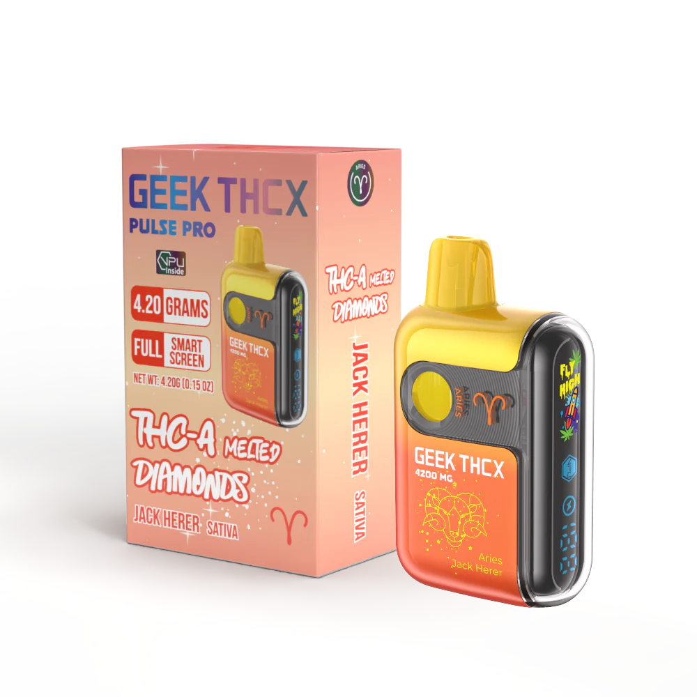 GEEK THCX Pulse Pro THC-A Melted Diamonds Rechargeable Disposable 4.2G