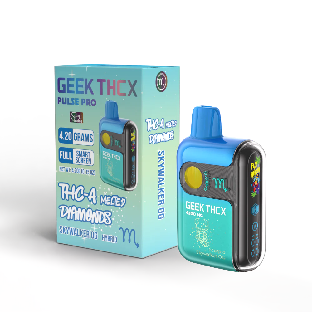 GEEK THCX Pulse Pro THC-A Melted Diamonds Rechargeable Disposable 4.2G