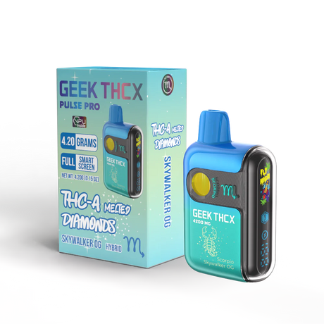 GEEK THCX Pulse Pro THC-A Melted Diamonds Rechargeable Disposable 4.2G