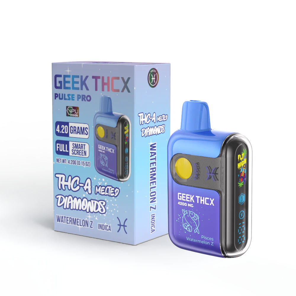 GEEK THCX Pulse Pro THC-A Melted Diamonds Rechargeable Disposable 4.2G