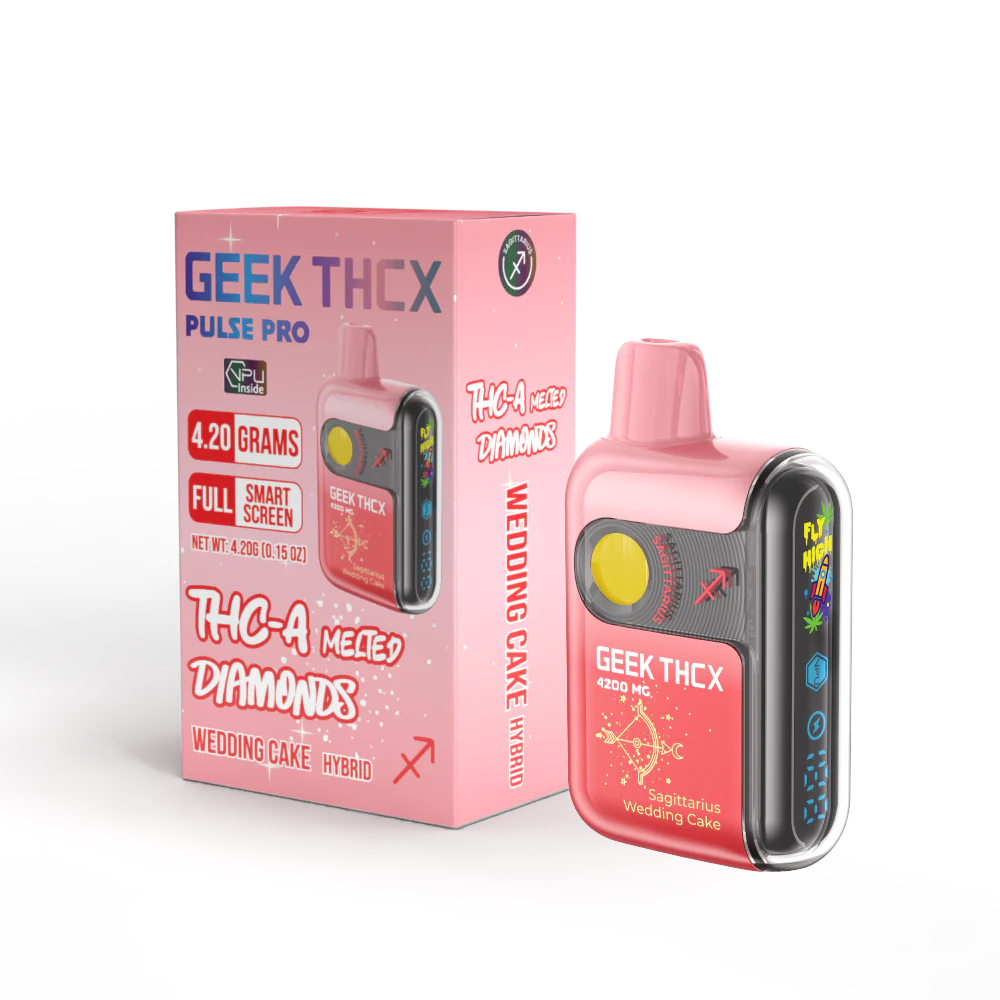 GEEK THCX Pulse Pro THC-A Melted Diamonds Rechargeable Disposable 4.2G