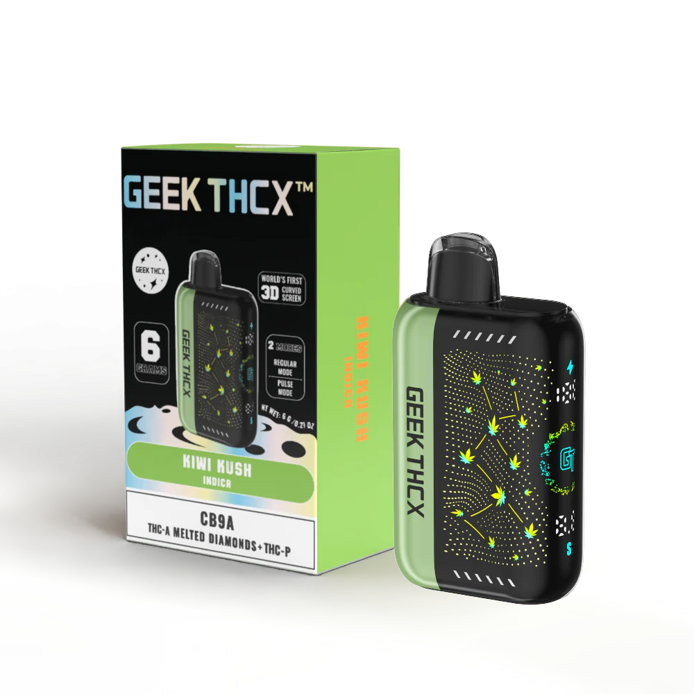 GEEK THCX Pulse X CB9A + THCA Melted Diamond + THCP 6g Disposable Device