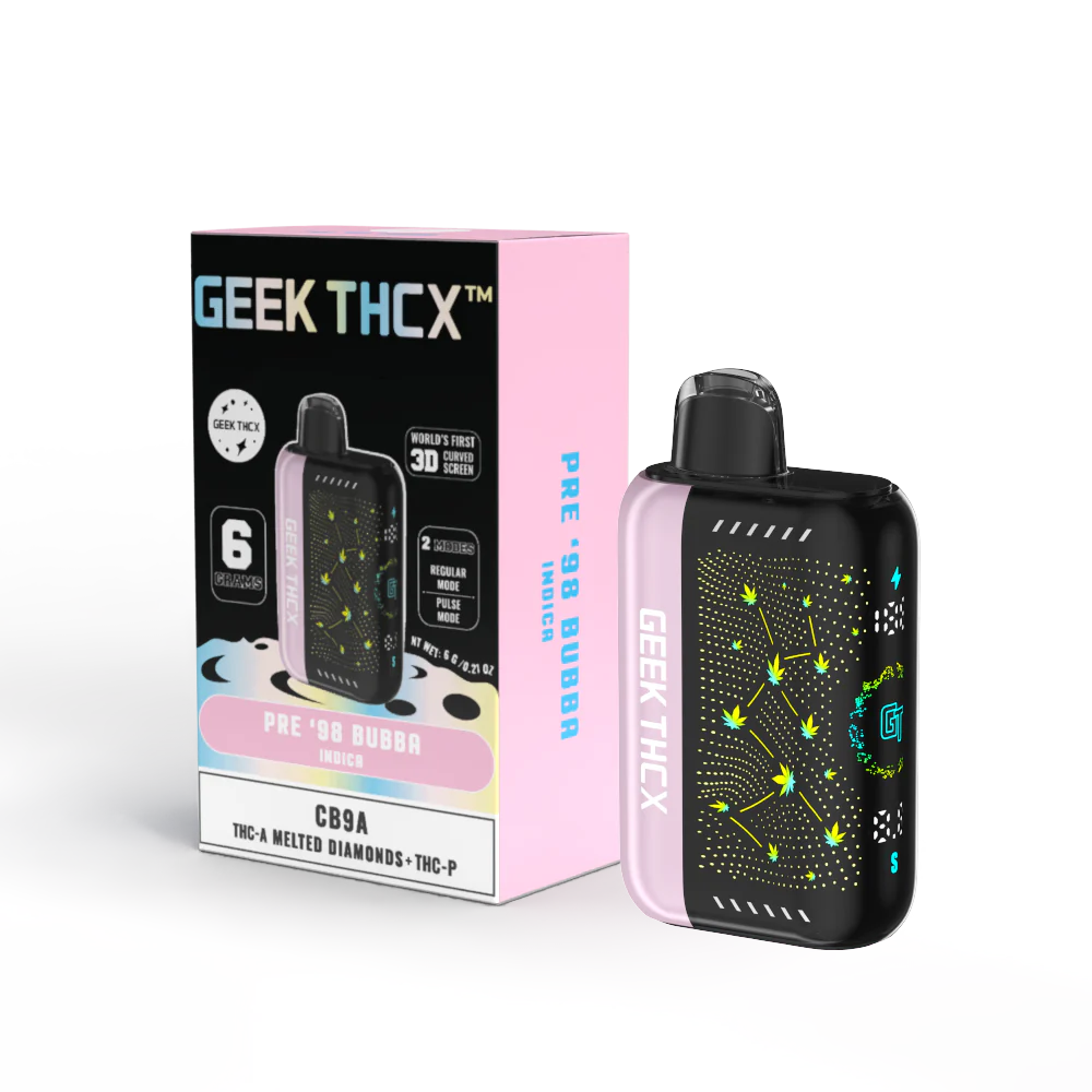 GEEK THCX Pulse X CB9A + THCA Melted Diamond + THCP 6g Disposable Device