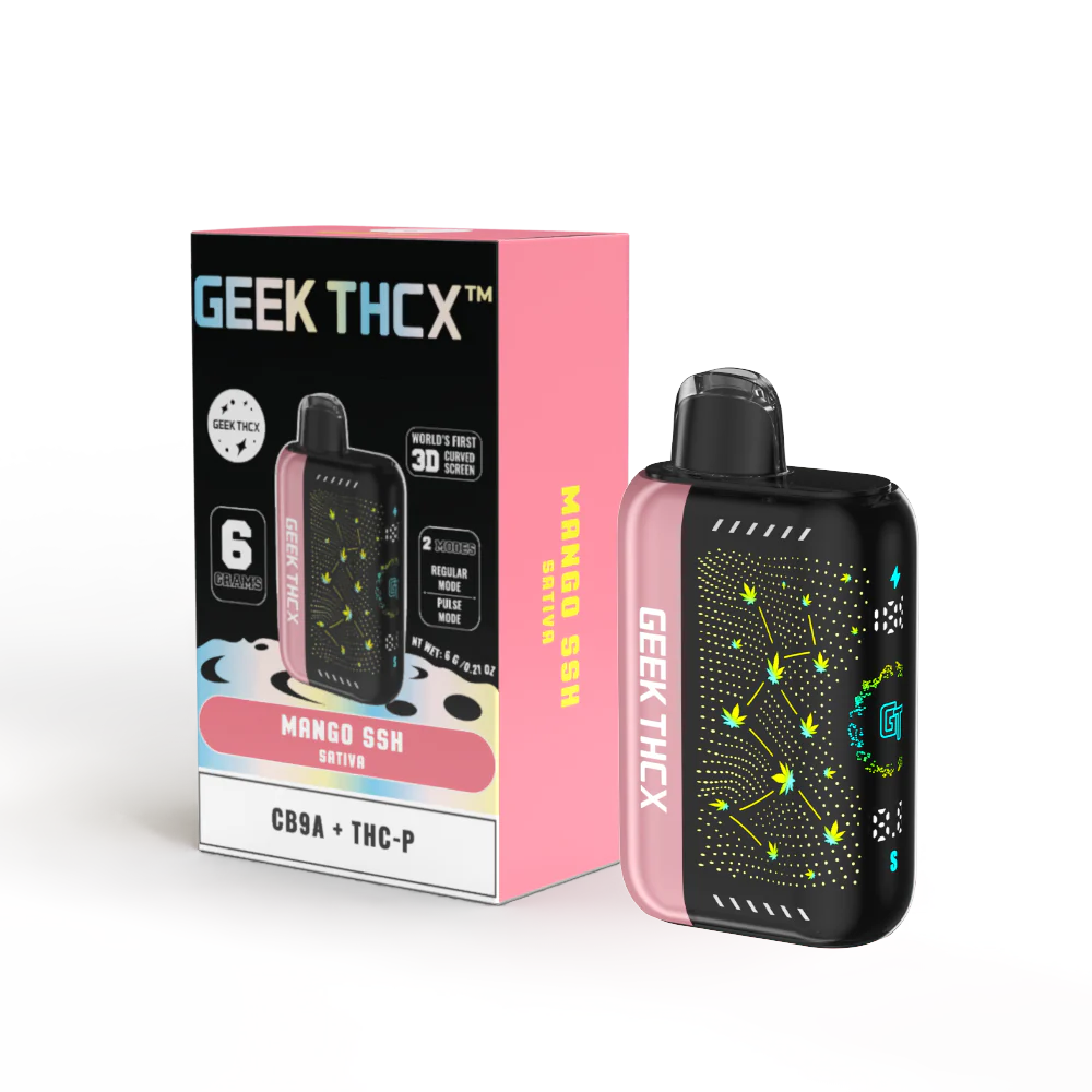 GEEK THCX Pulse X CB9A + THC-P 6g Disposable Device