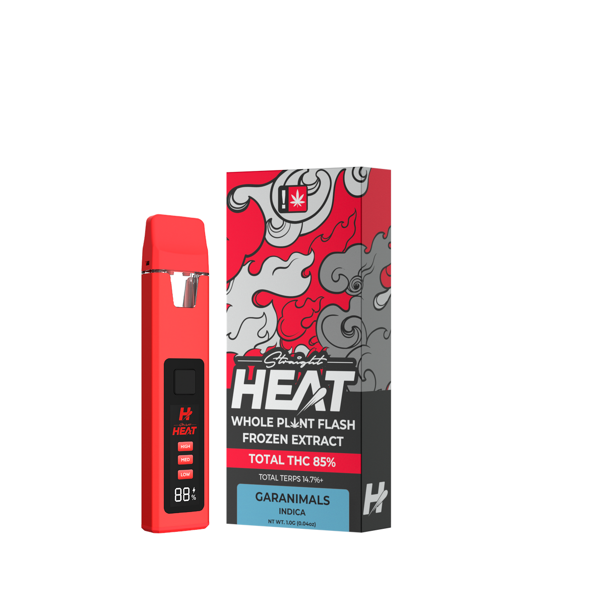 Straight Heat 1g Disposable Device