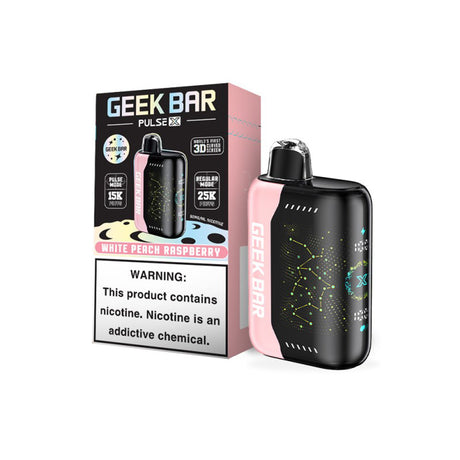 Geek Bar Pulse X 25K Puff Rechargeable Disposable Device – 25000 Puffs (4 Box per Flavor Max Limit)