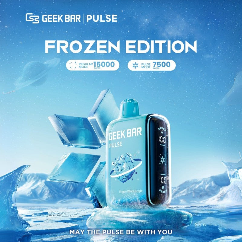 Geek Bar Pulse Frozen Edition Rechargeable Disposable Device – 15000 Puffs