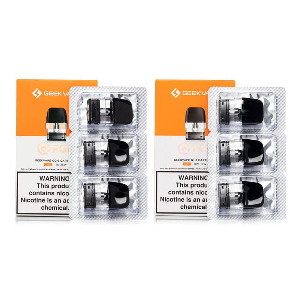 GeekVape Q Replacement Pod Cartridge (3pcs)