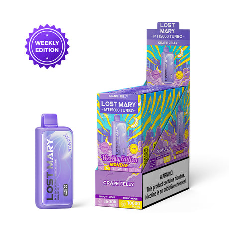 Lost Mary MT15000 Turbo Weekly Edition Disposable – 15000 Puffs