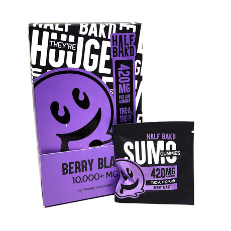 HALF BAK'D Sumo Gummies 2ct 420MG per Gummy