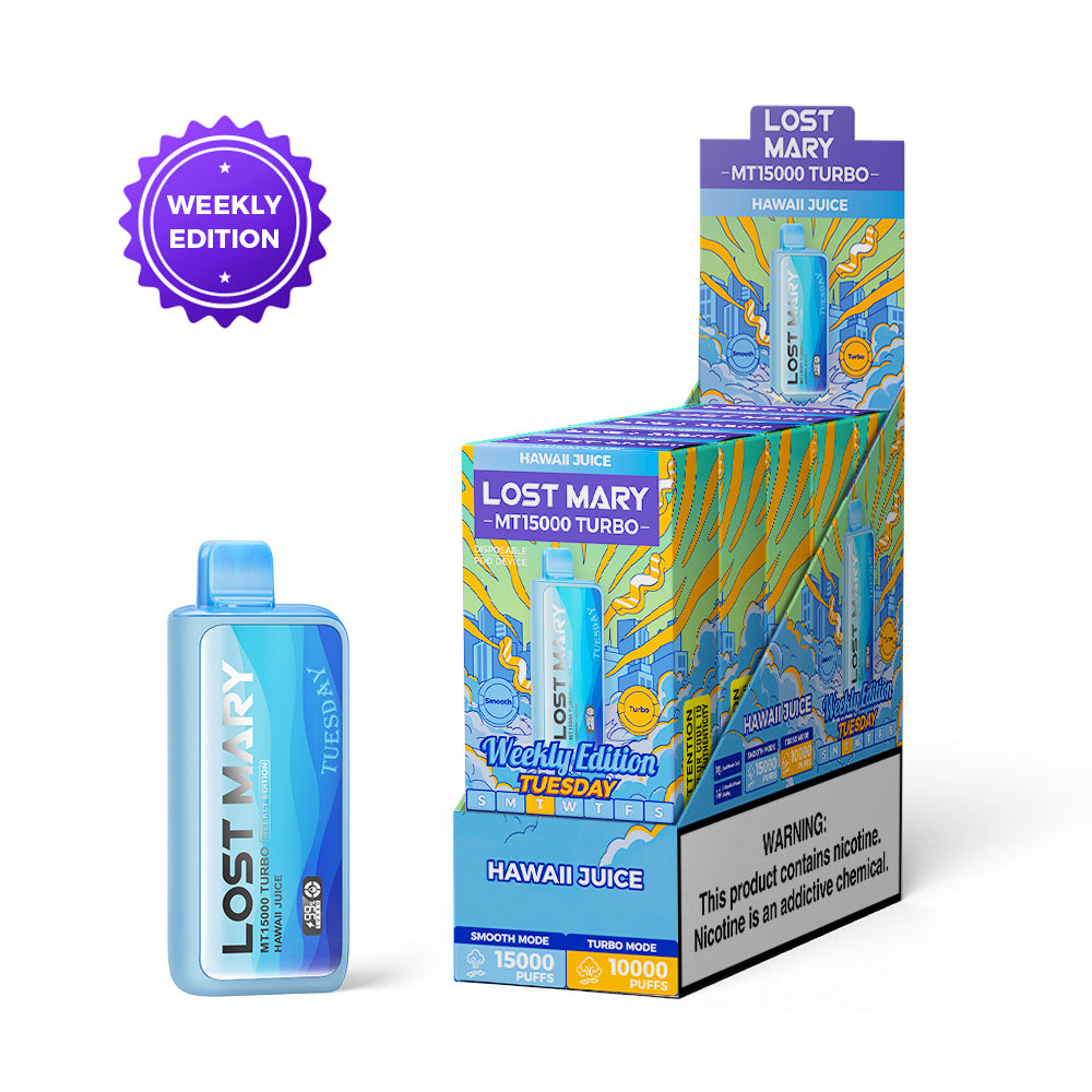 Lost Mary MT15000 Turbo Weekly Edition Disposable – 15000 Puffs